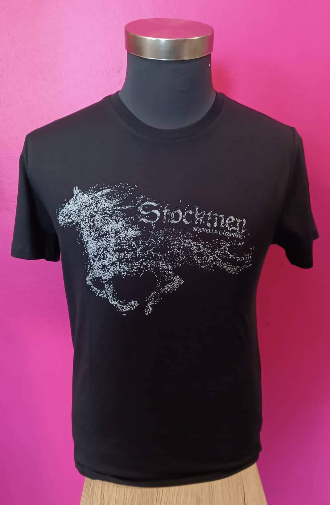 T-Shirt STOCKMEN UNISEXE STORM NOIR